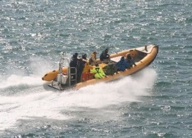 Venture Jet Ocean Dynamics Ribworker jet boat St Davids Pembrokeshire